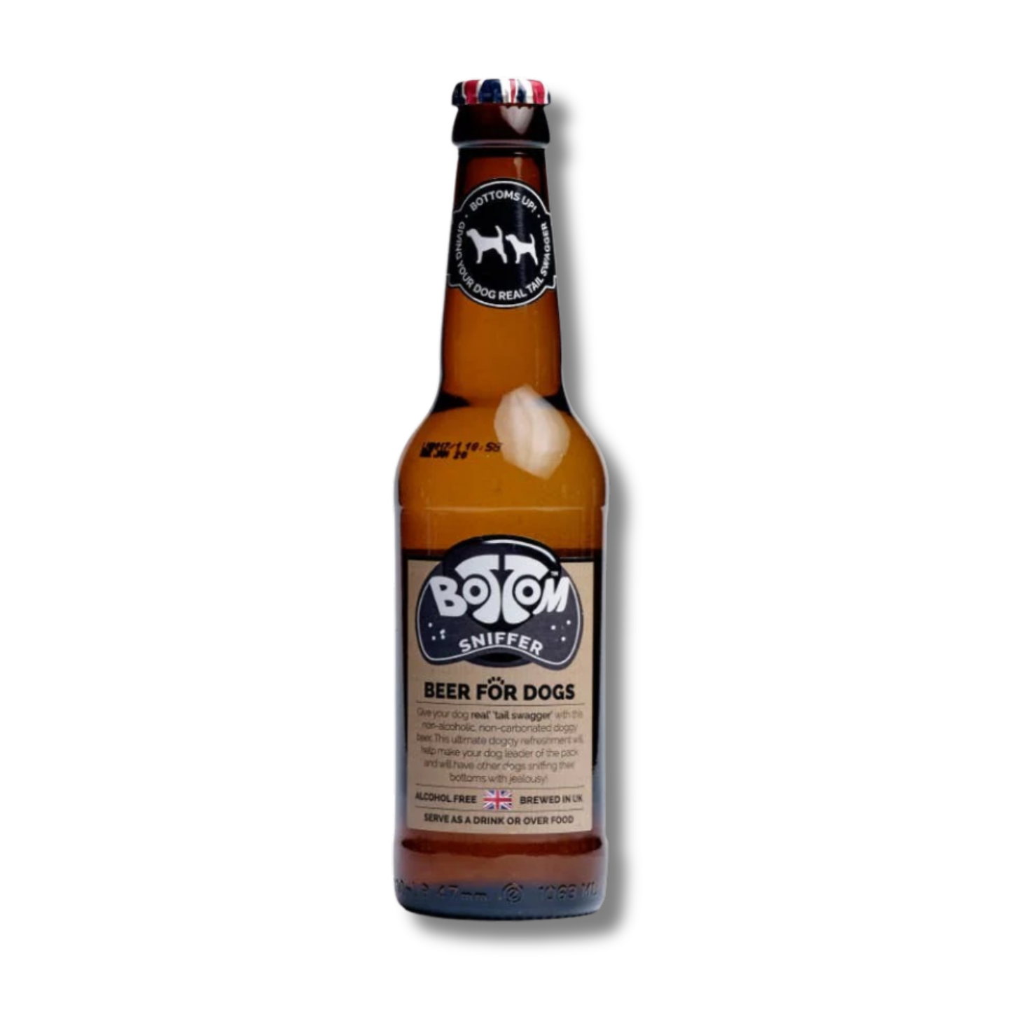 Woof&Brew Bottom Sniffer Dog 'Beer' Gift Treat - 330ml