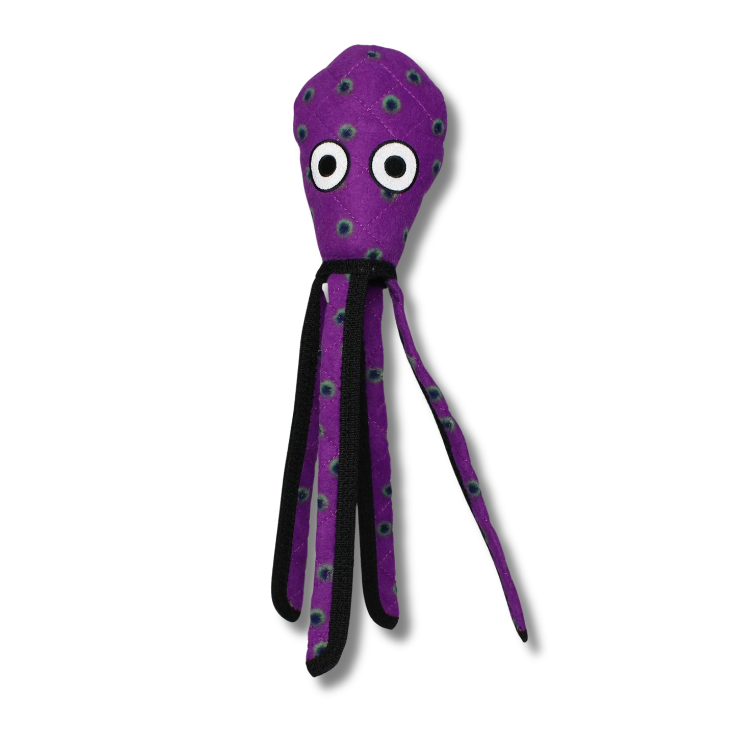 Tuffy Dog Toys - VIP Products - Tuffy Ocean Squid - Purple, Durable, Tough, Squeaky Dog Toy