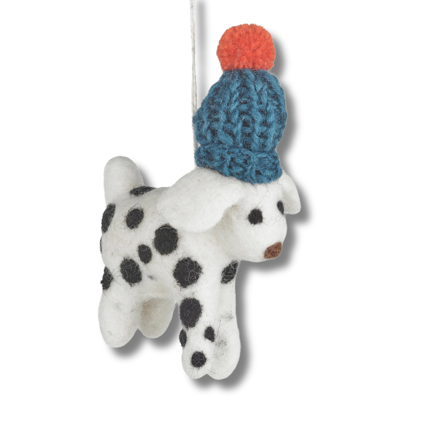 Felt So Good - Handmade Needle Felt Dotty the Dog Hanging Decoration