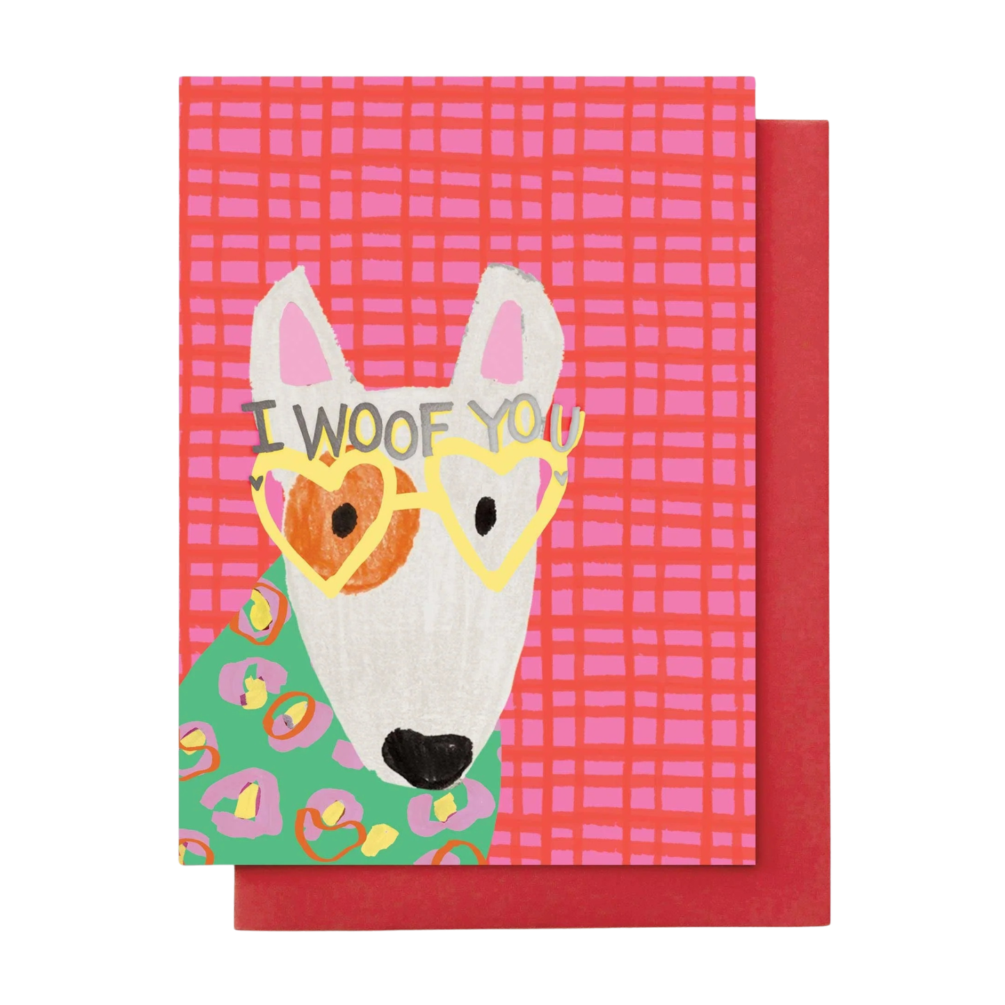 Stop the Clock Design - I Woof You Dog With Glasses