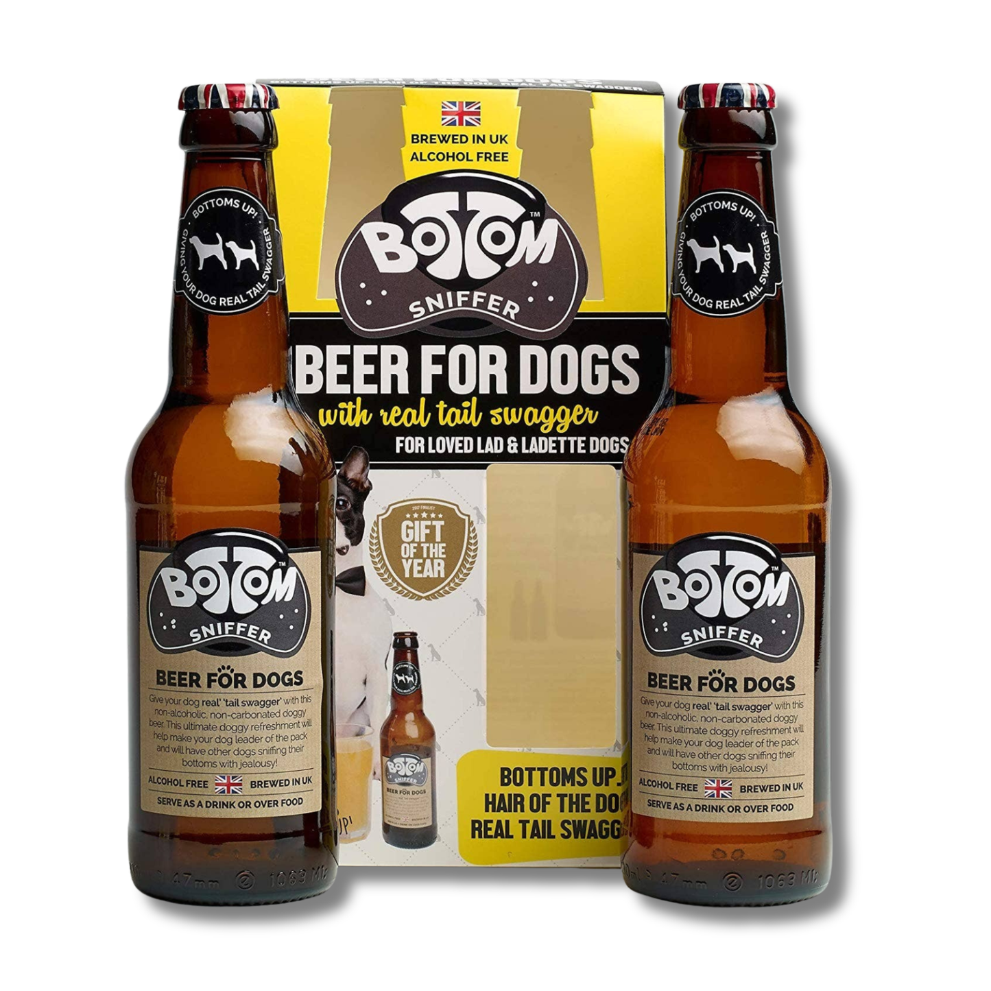 Woof&Brew Bottom Sniffer 'Beer' For Dogs Duo Pack