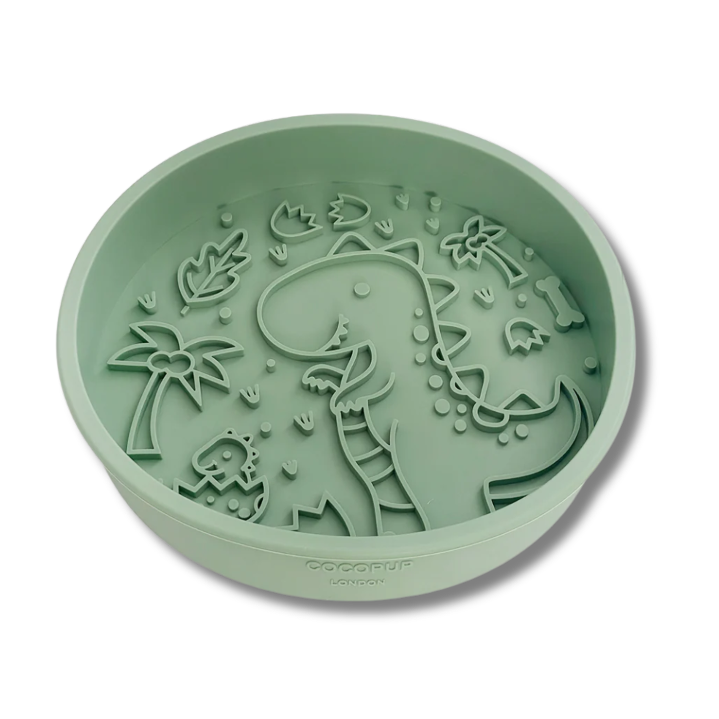Cocopup London - Silicone Slow Feed Dog Bowl - Dinopaws
