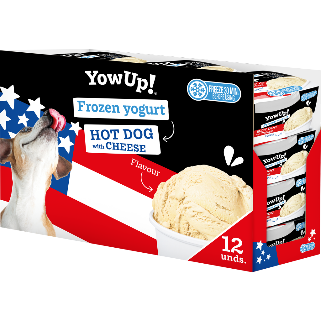Hofman Animal Care - YowUp! Frozen Yogurt YowUp Ice Cream Yogurt HOT DOG CHEESE