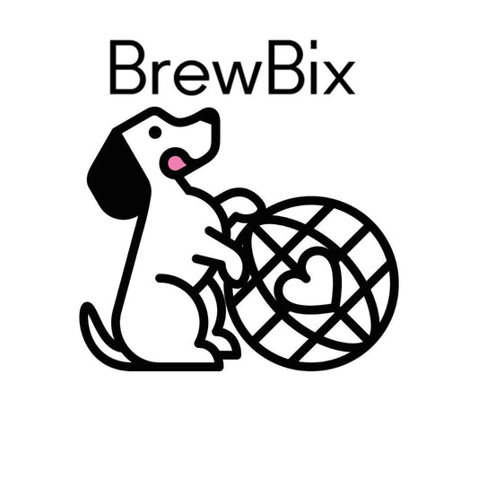 BrewBix Small Dog Breeds Peanut Butter Biscuits 100g