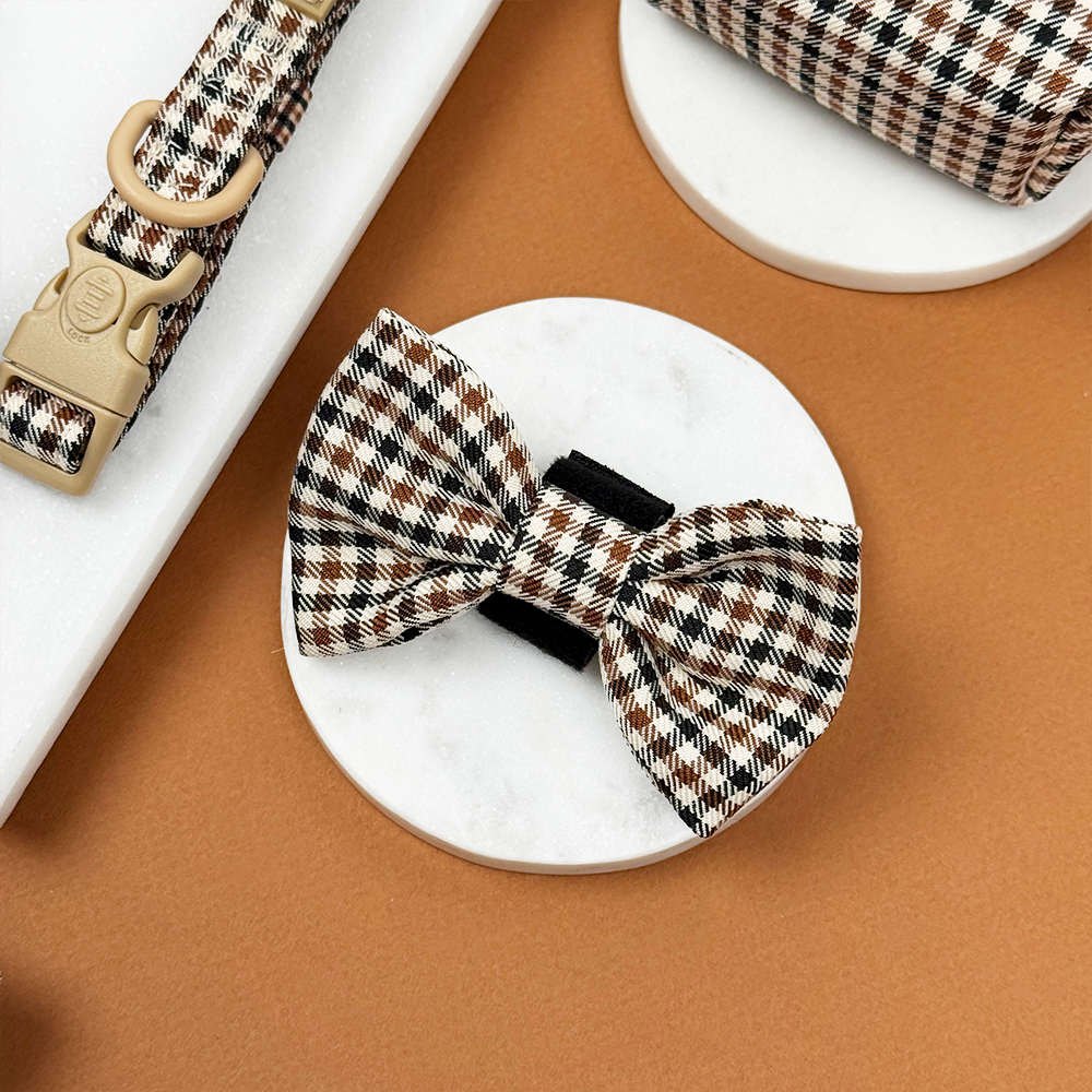Cocopup London - Heritage Check Bow Tie