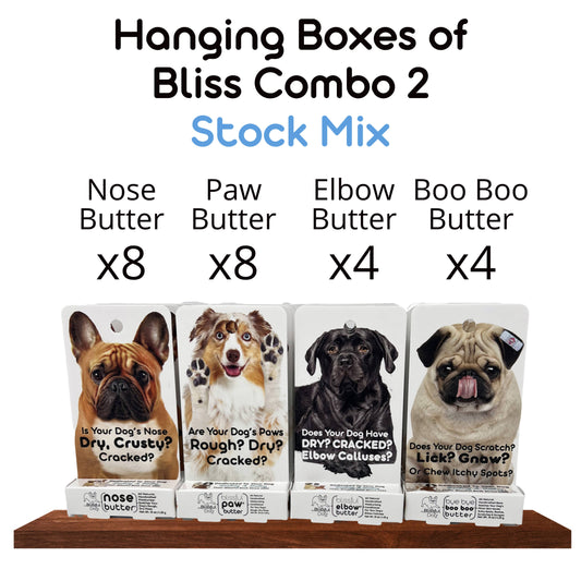 Hanging Boxes of Bliss Combo 2 - Set of 24 - 0.15oz Tubes