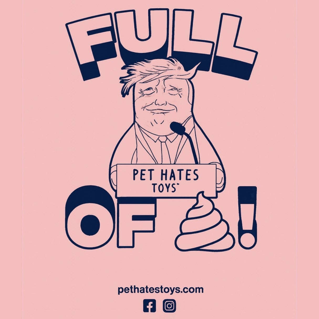 Pet Hates Toys - Donald Trump Poo Bags