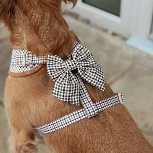 Cocopup London - Heritage Check Sailor Bow Tie