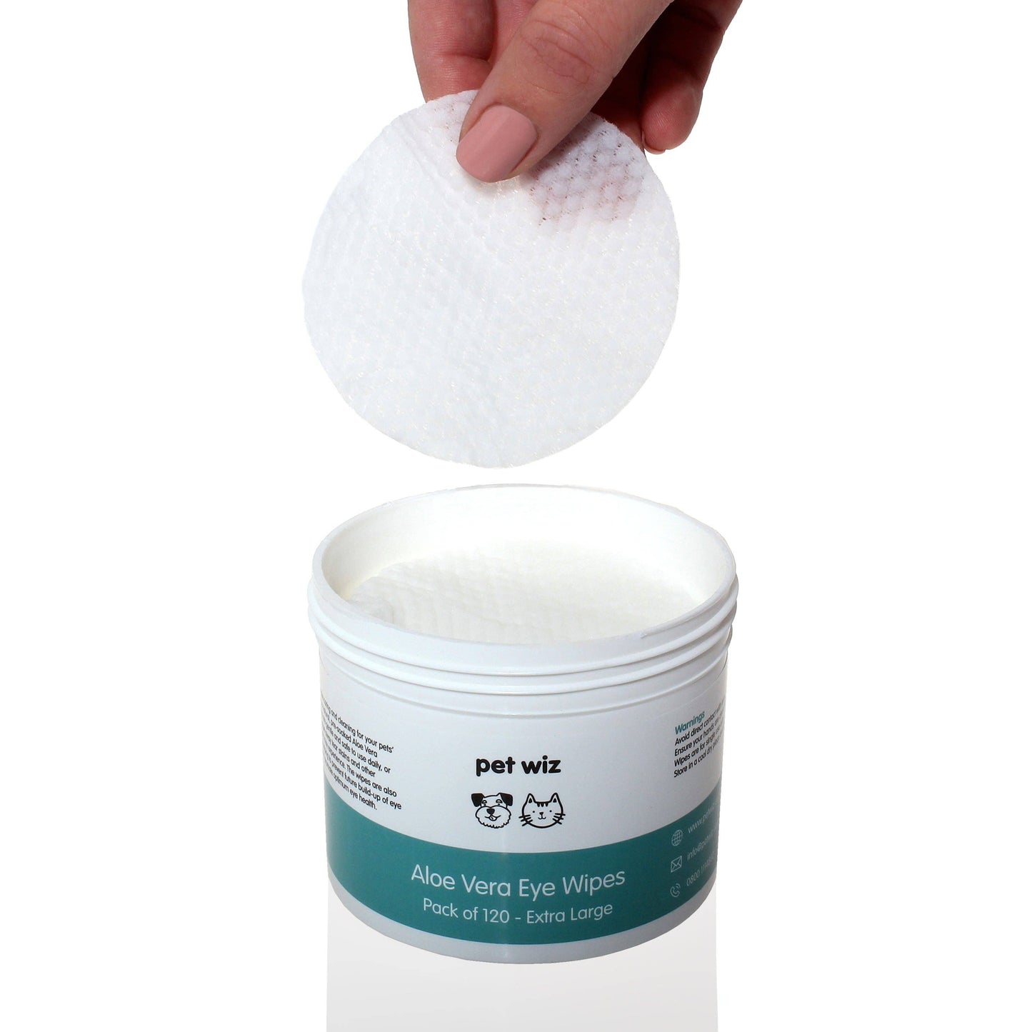 Pet Wiz - Aloe Vera Eye Wipes