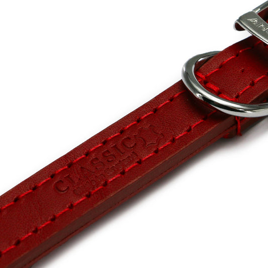 Ancol Pet Products Ltd - Heritage Collection Leather Collar Red