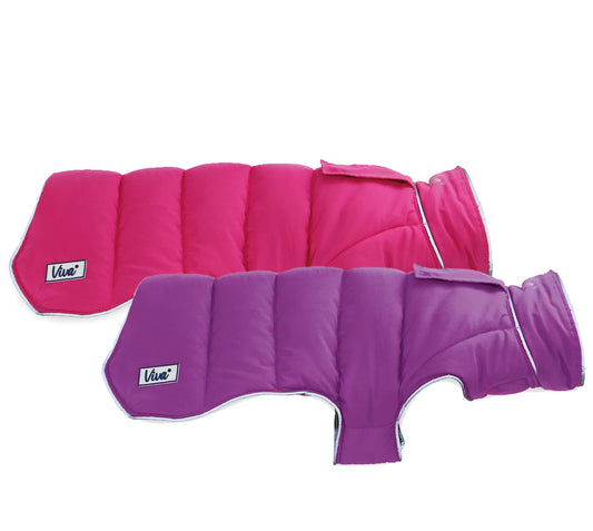 Ancol Pet Products Ltd - Viva Reversible Dog Coat Pink/Purple