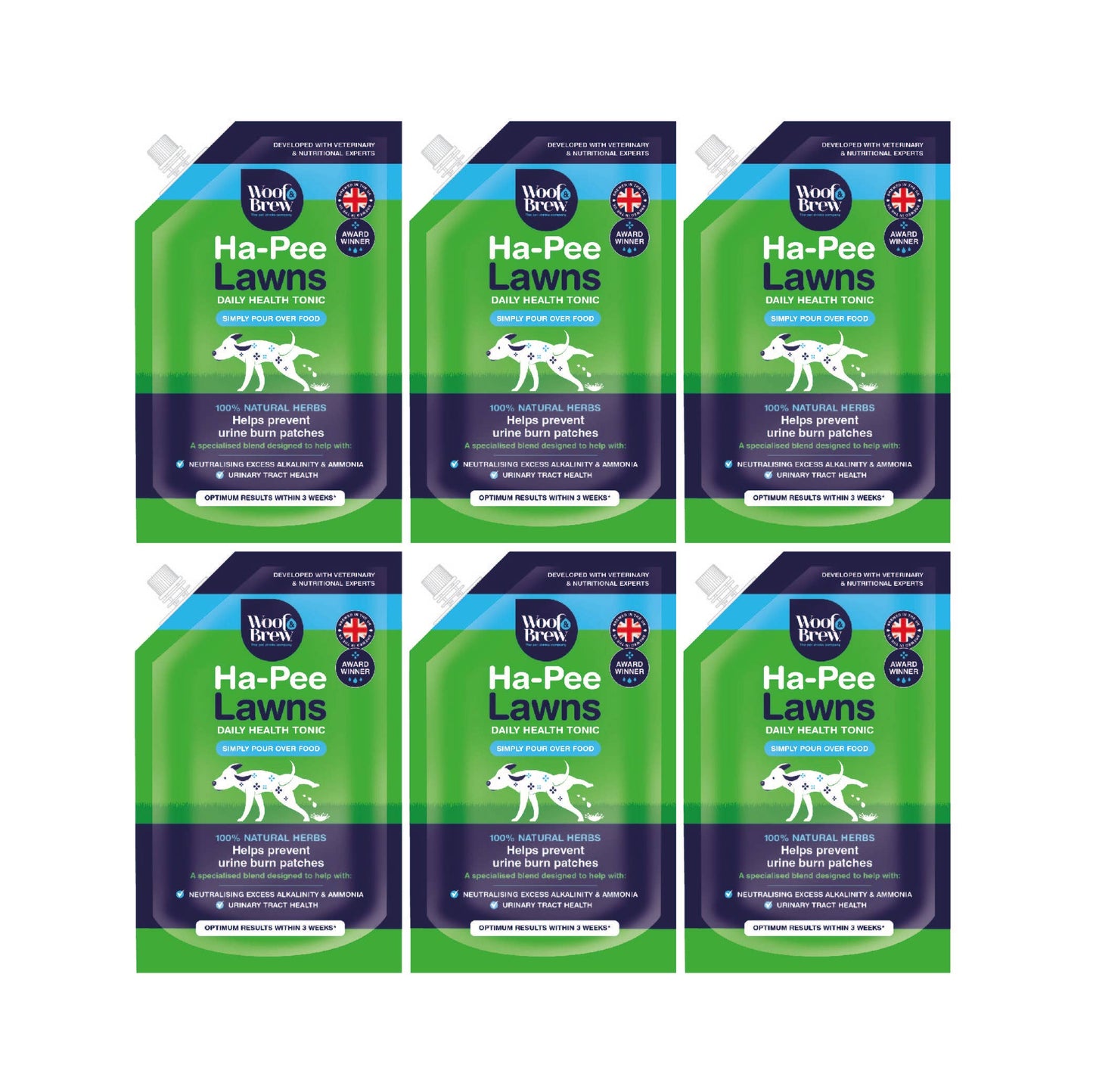 WOOF&BREW LTD - Ha-Pee Lawns for Dogs Prevents Lawn Burn
