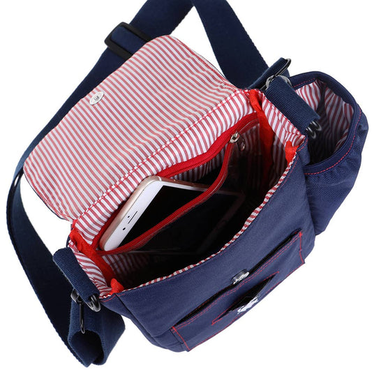IGSM LTD - DOOG Shoulder Bag - Navy/Red