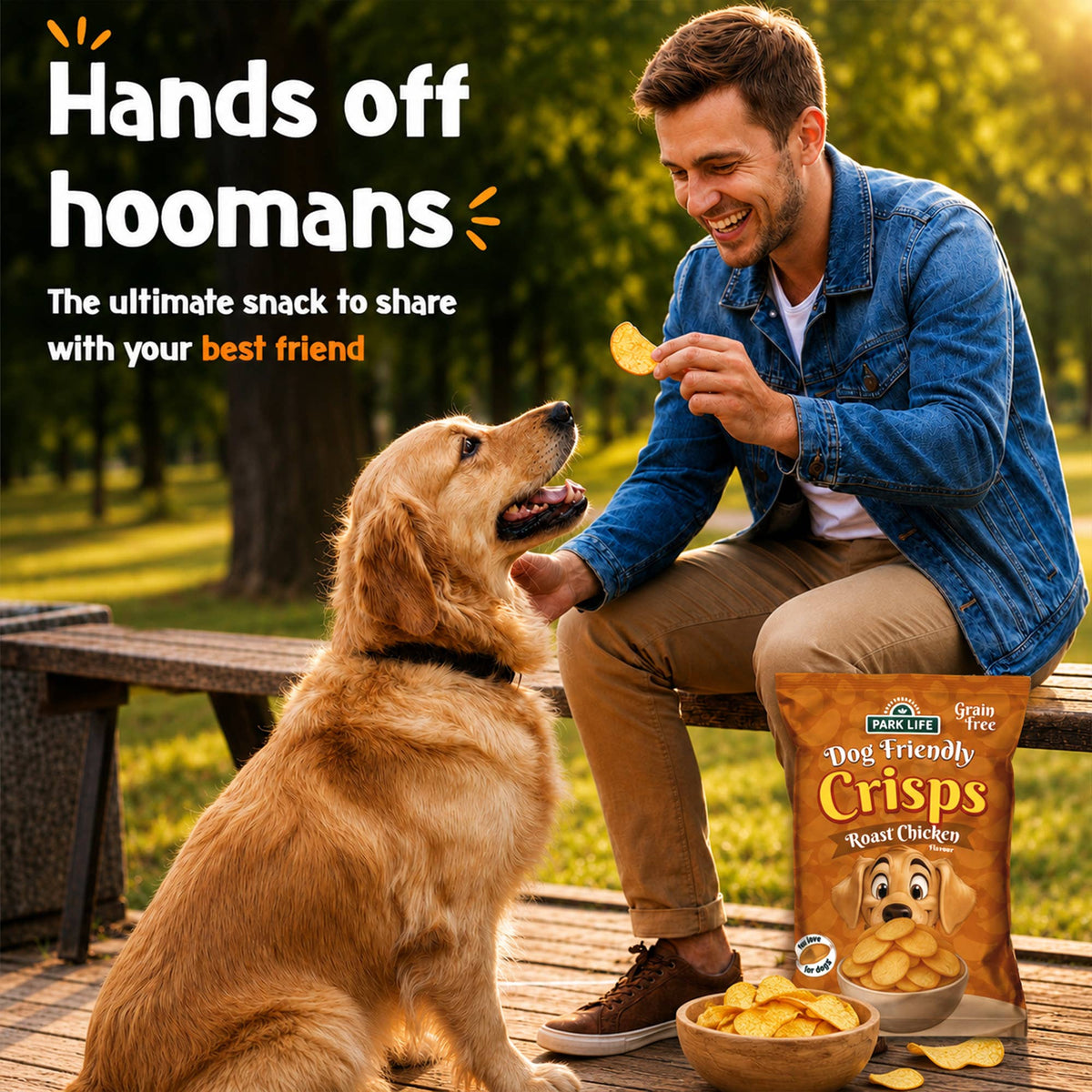 PARK LiFE - Dog Friendly Crisps Chicken Flavour Crisps 50g