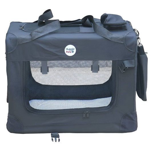 HugglePets - HugglePets Fabric Crate Foldable Pet Carrier