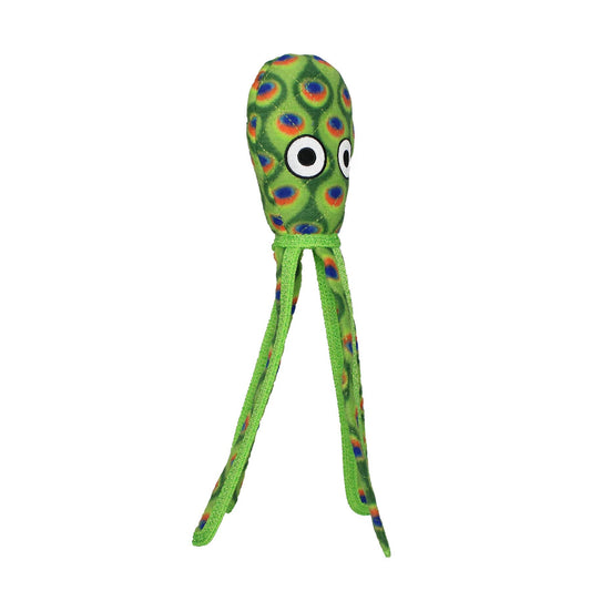 Tuffy Dog Toys - VIP Products - Tuffy Ocean Squid - Green, Durable, Tough, Squeaky Dog Toy