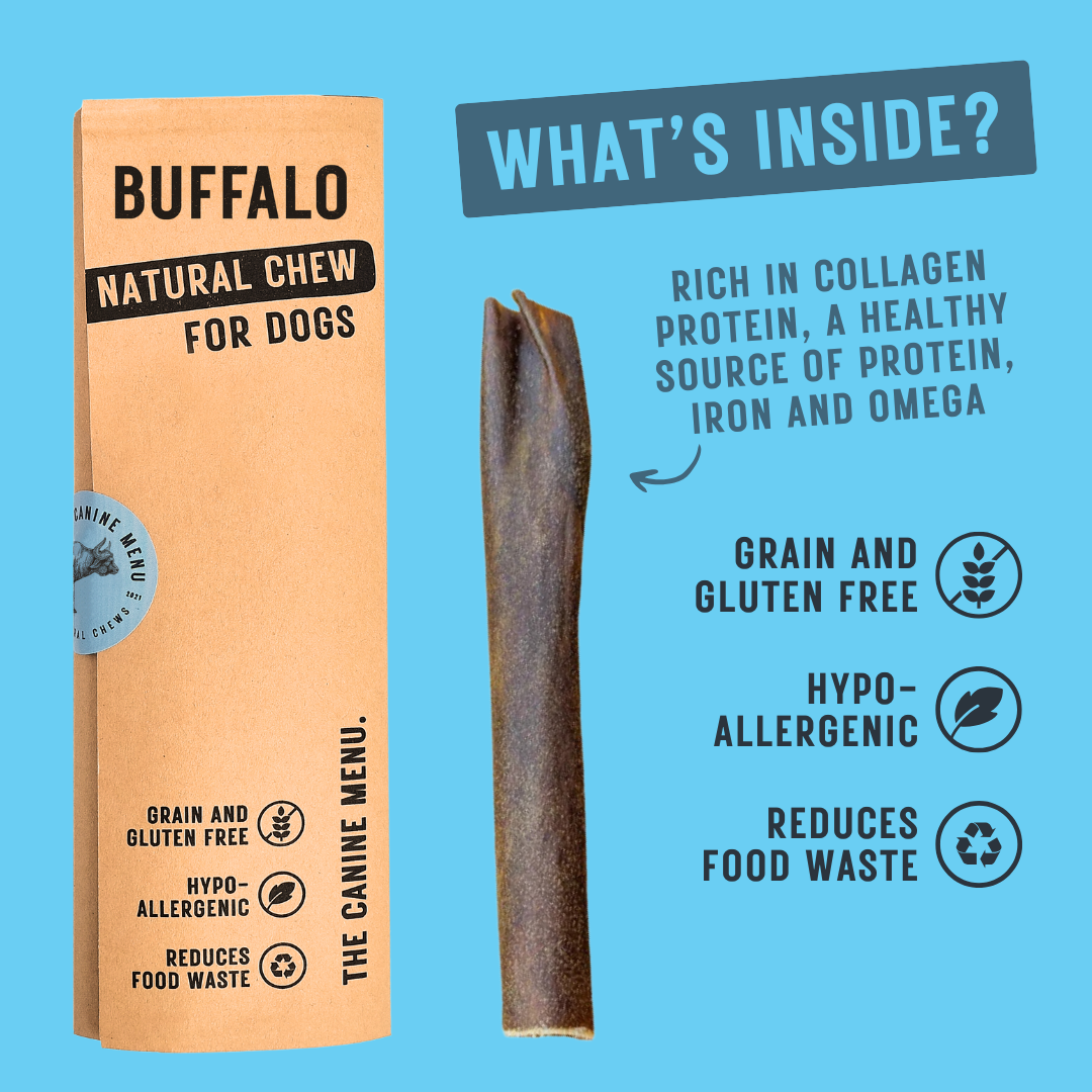 The Canine Menu - Rabbit, Buffalo or Boar Chews