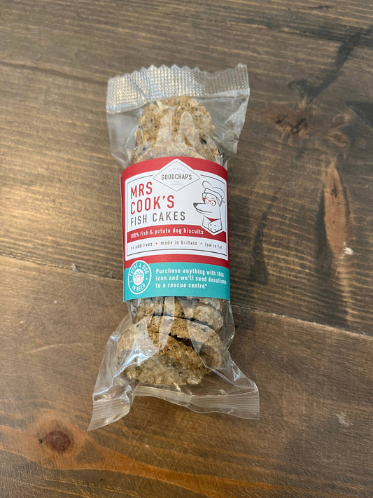 Goodchap's - Mrs Cook's Fish Cakes | Natural Dog Treats