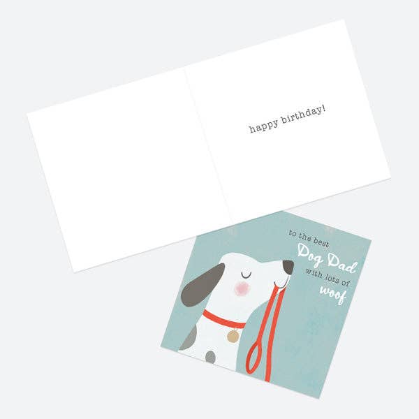 Dotty About Paper - Dad Birthday Card - Dog Dad