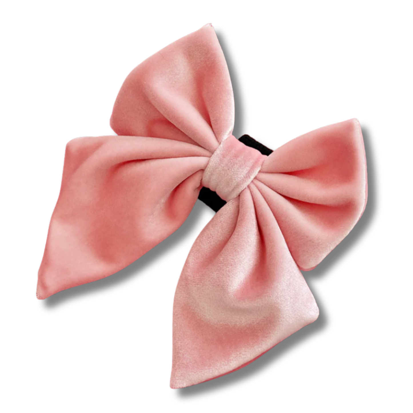 Cocopup London - Luxe Velvet Sailor Bow Tie - Baby Pink