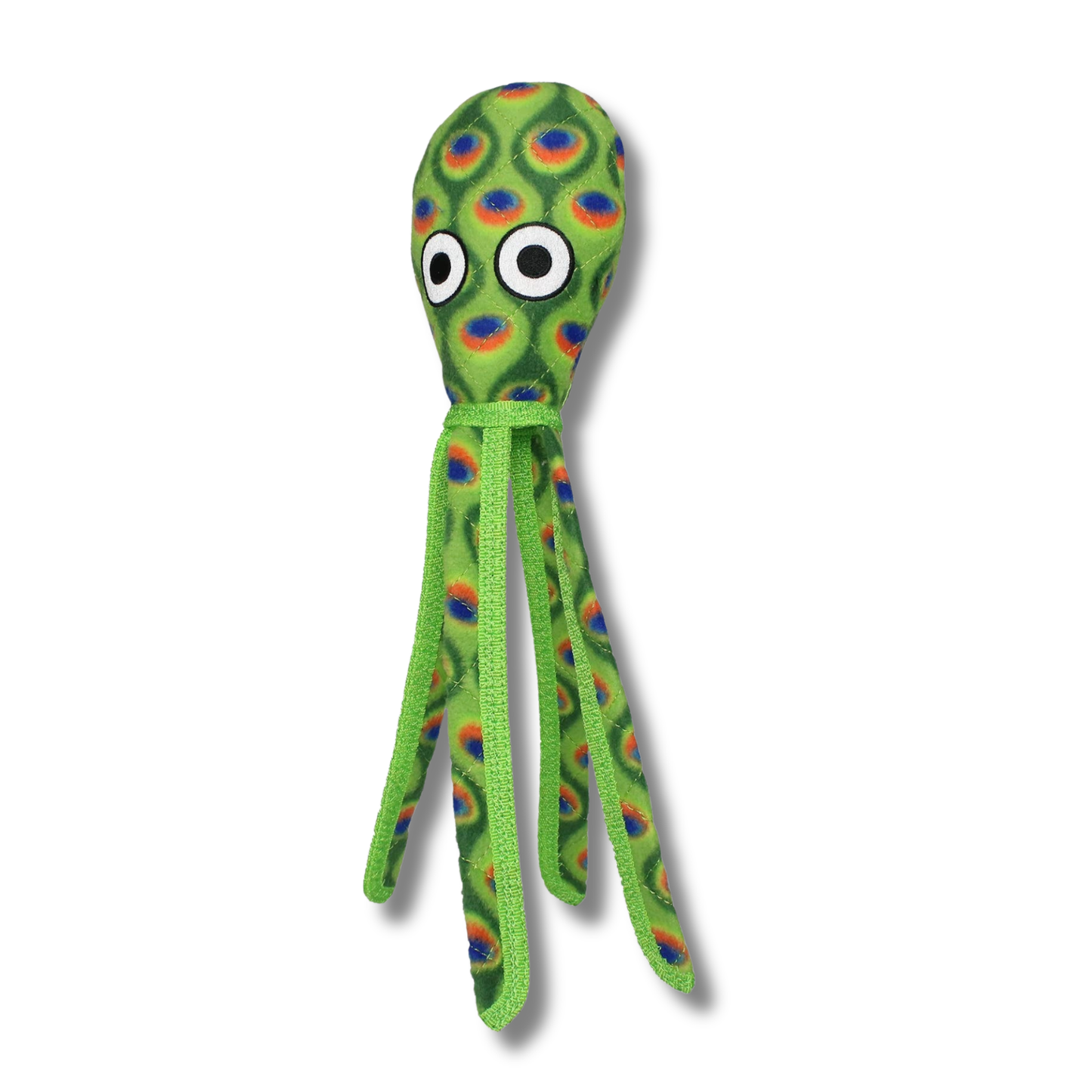 Tuffy Dog Toys - VIP Products - Tuffy Ocean Squid - Green, Durable, Tough, Squeaky Dog Toy
