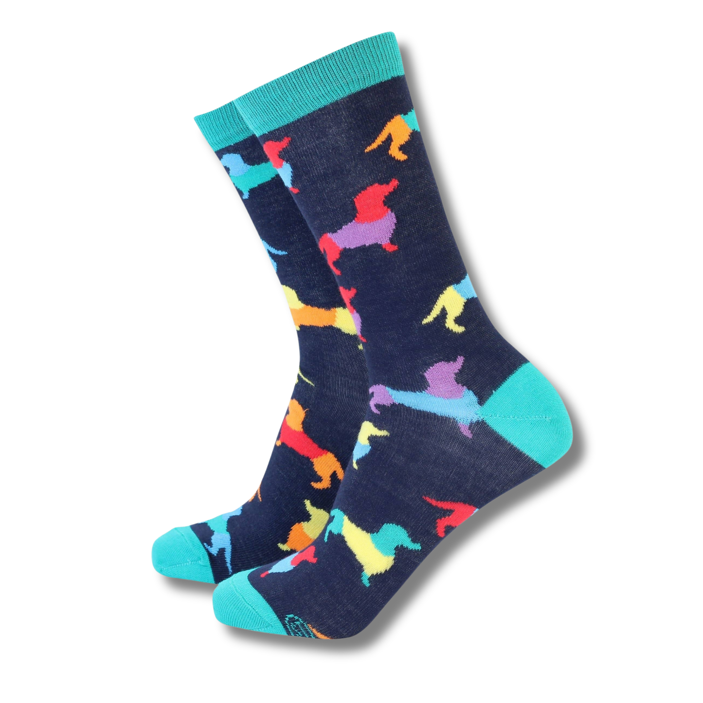 Smiling Faces - Dachshunds - Women's Bamboo Socks