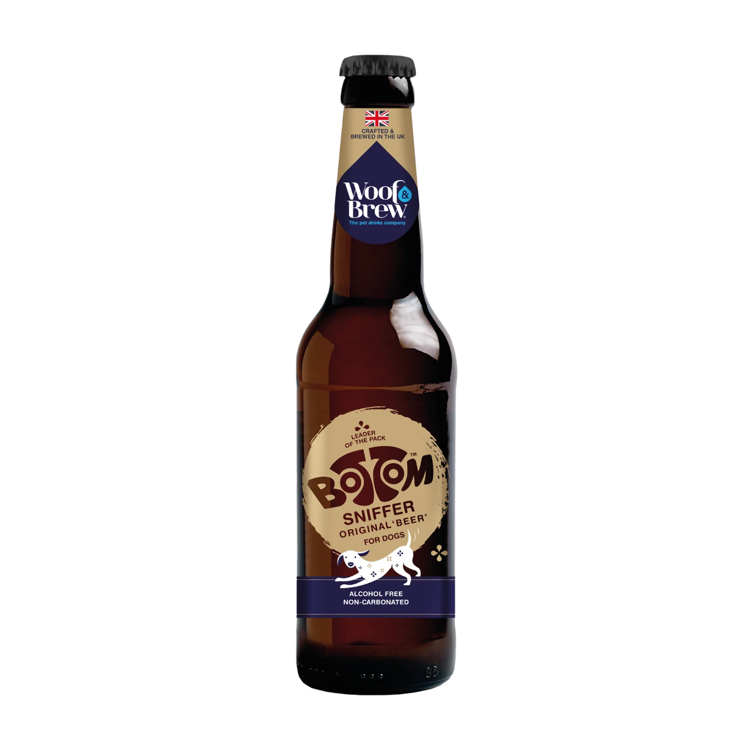 WOOF&BREW LTD - New Woof&Brew Bottom Sniffer Dog 'Beer' Treat - 330ml