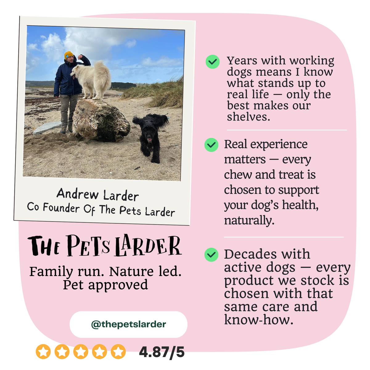 The Pets Larder - Coffee Wood Chew for Dogs
