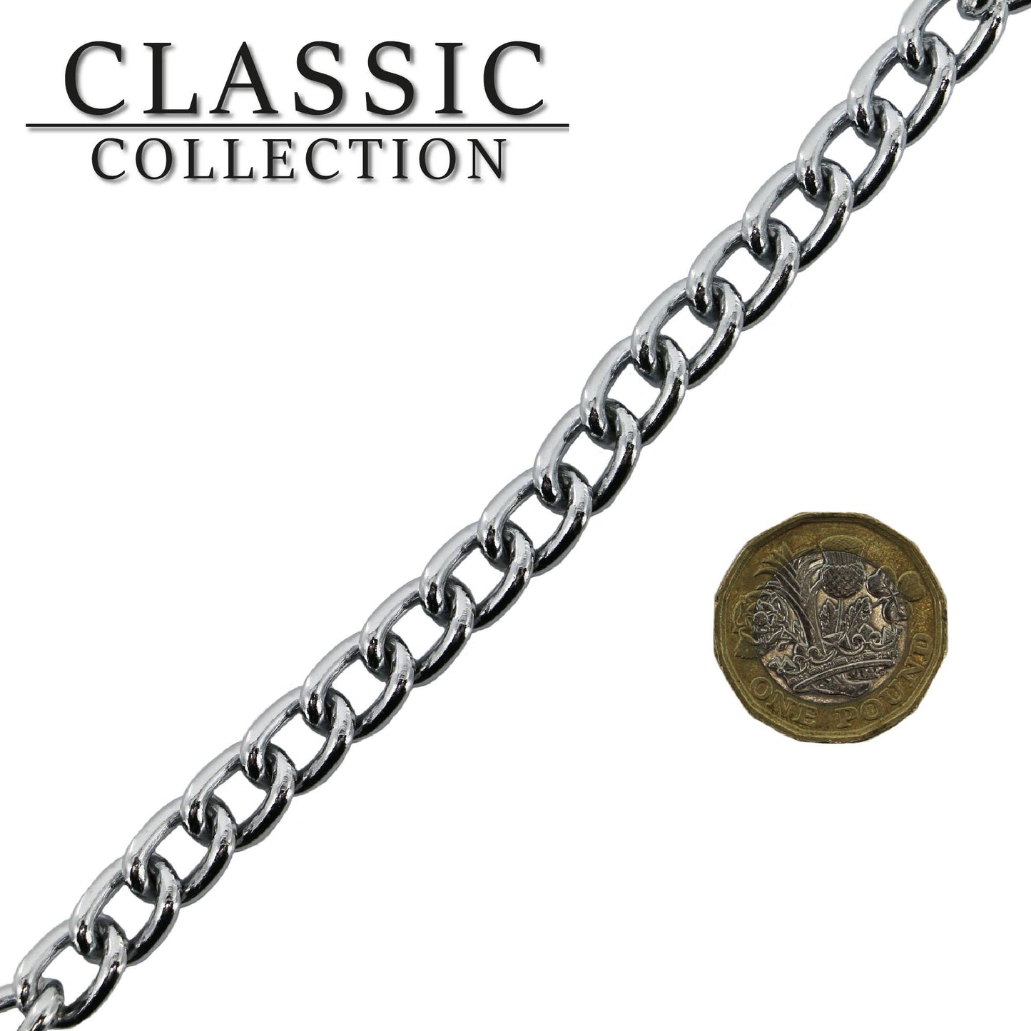 Ancol Pet Products Ltd - Heritage  Collection Leather & Chain Lead TAN