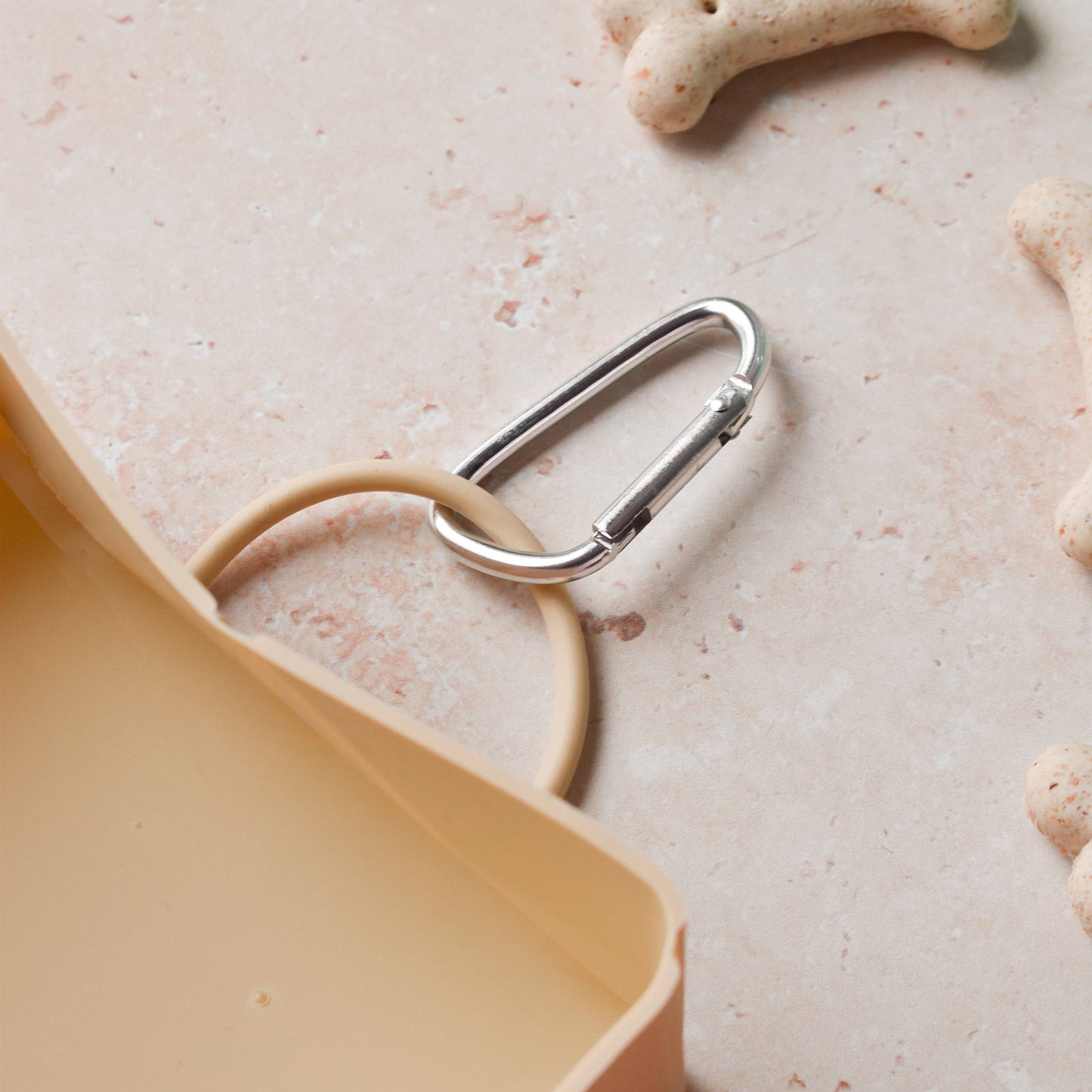 Cocopup London - Foldable Travel Bowl - Nude
