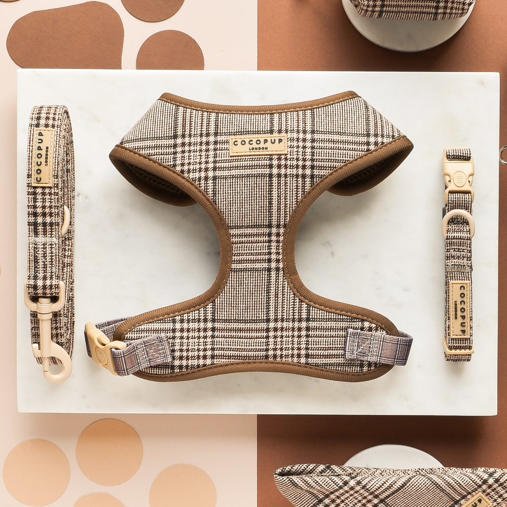 Cocopup London - Pup Plaid Adjustable Neck Harness