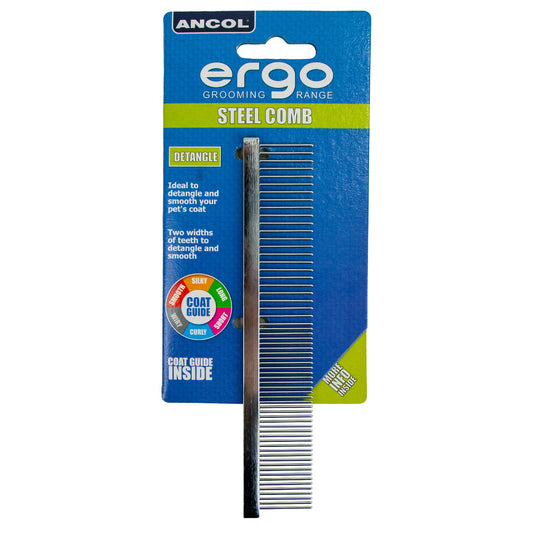 Ancol Pet Products Ltd - Ancol Ergo Steel Comb