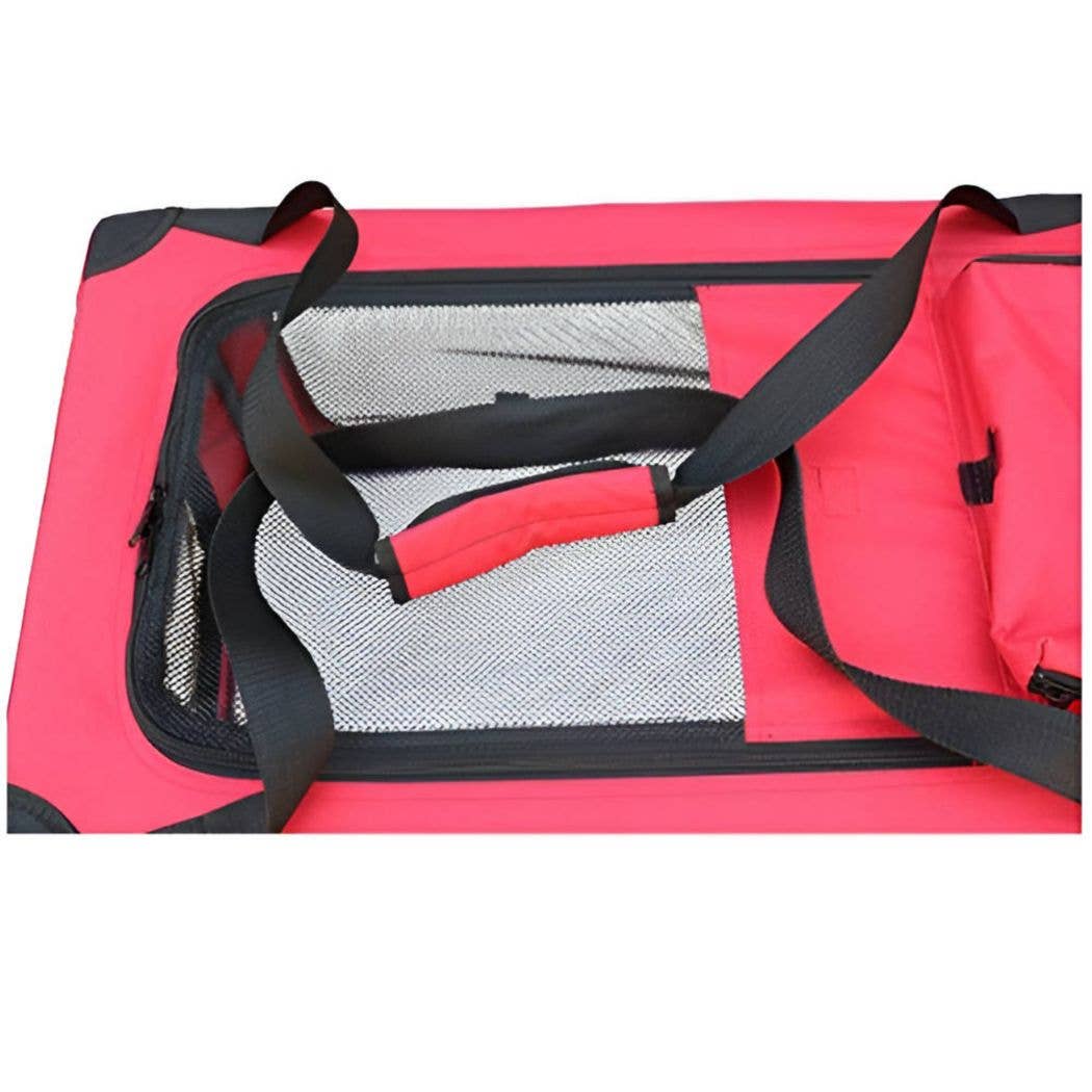 HugglePets - HugglePets Fabric Crate Foldable Pet Carrier