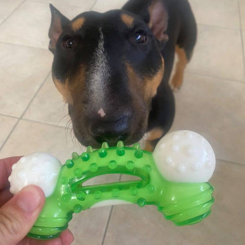 Miro & Makauri - Dog Dental Toys- 'Minty Bone'
