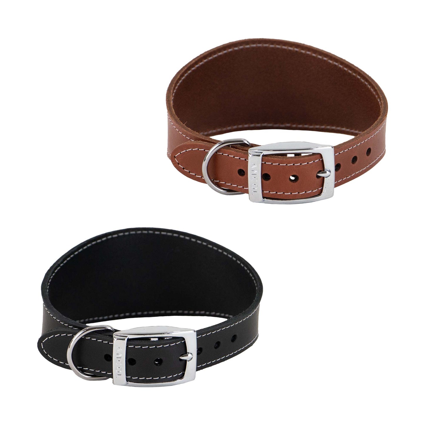 Ancol Pet Products Ltd - Heritage Collection Leather Hound Collar Black