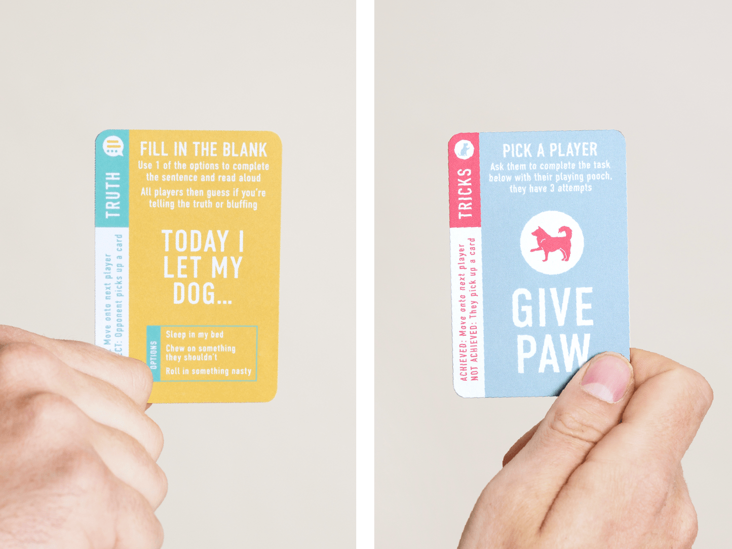 10 Tricks & Trivia Card Games in Display Unit | Dog Gifts