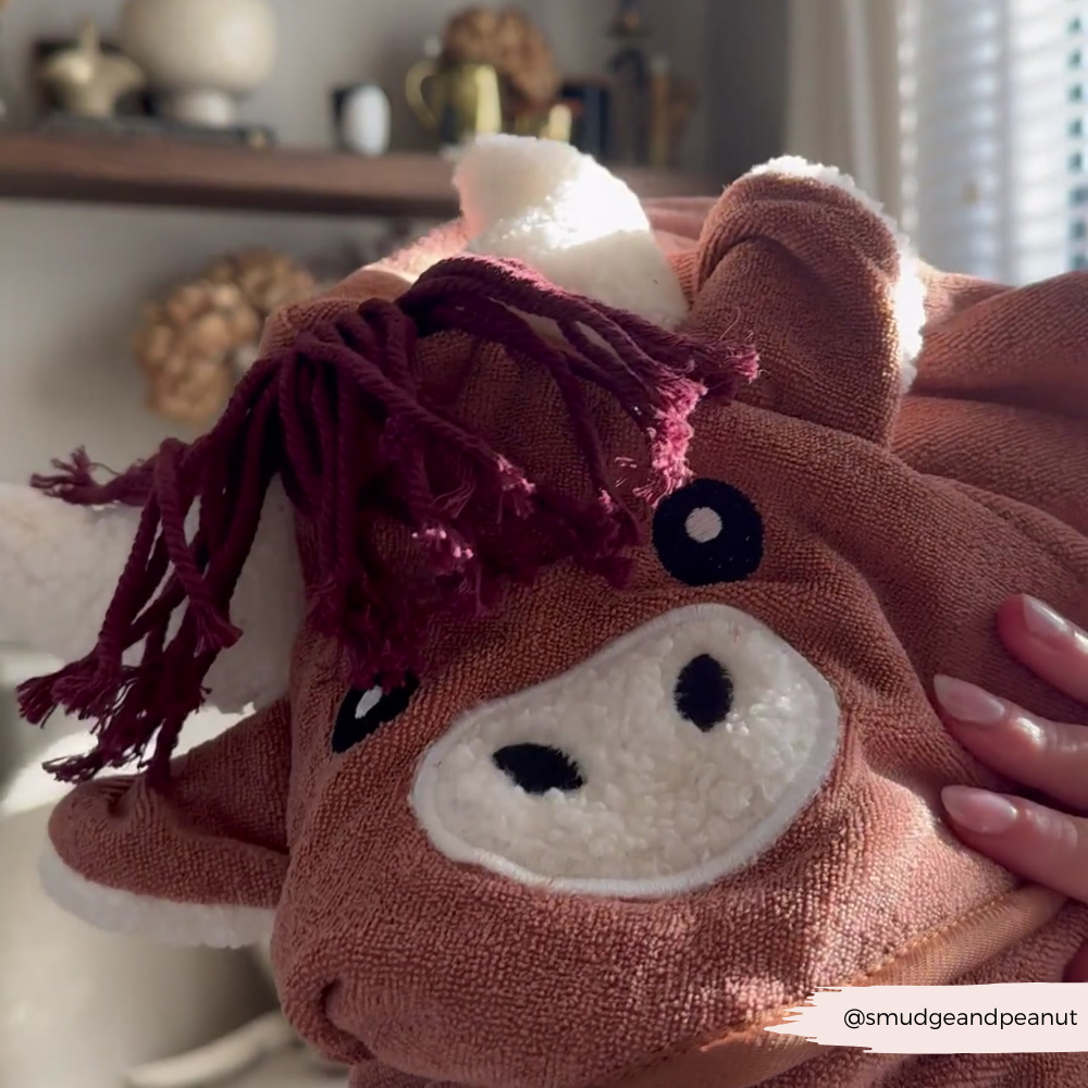 Cocopup London - Harold the Highland Cow Drying Robe