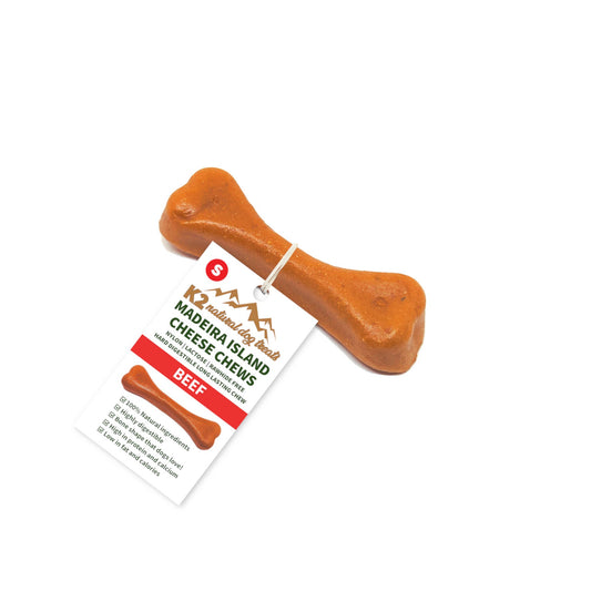 Real Pet Supplies - K2 Madeira Island Cheese Chews Beef Small 40g