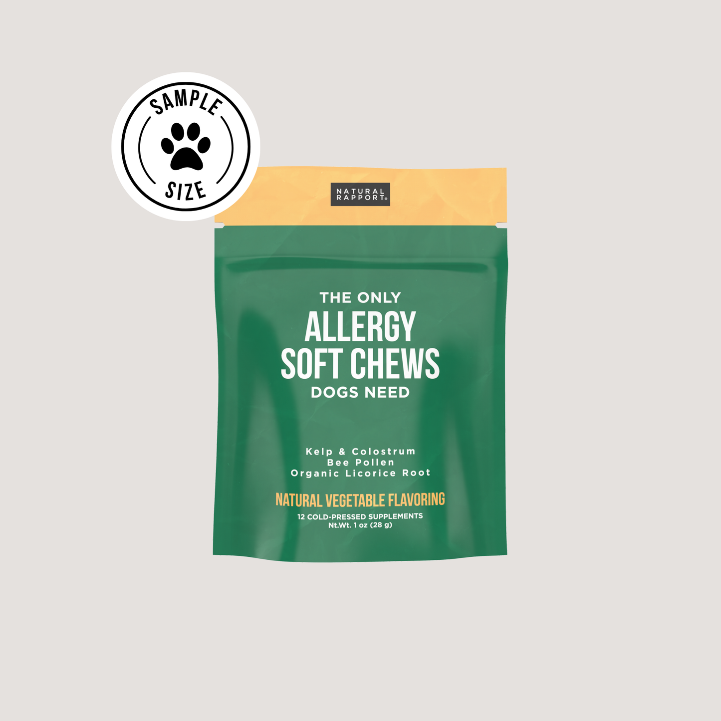 Natural Rapport - The Only Allergy Soft Chews Dogs Needs