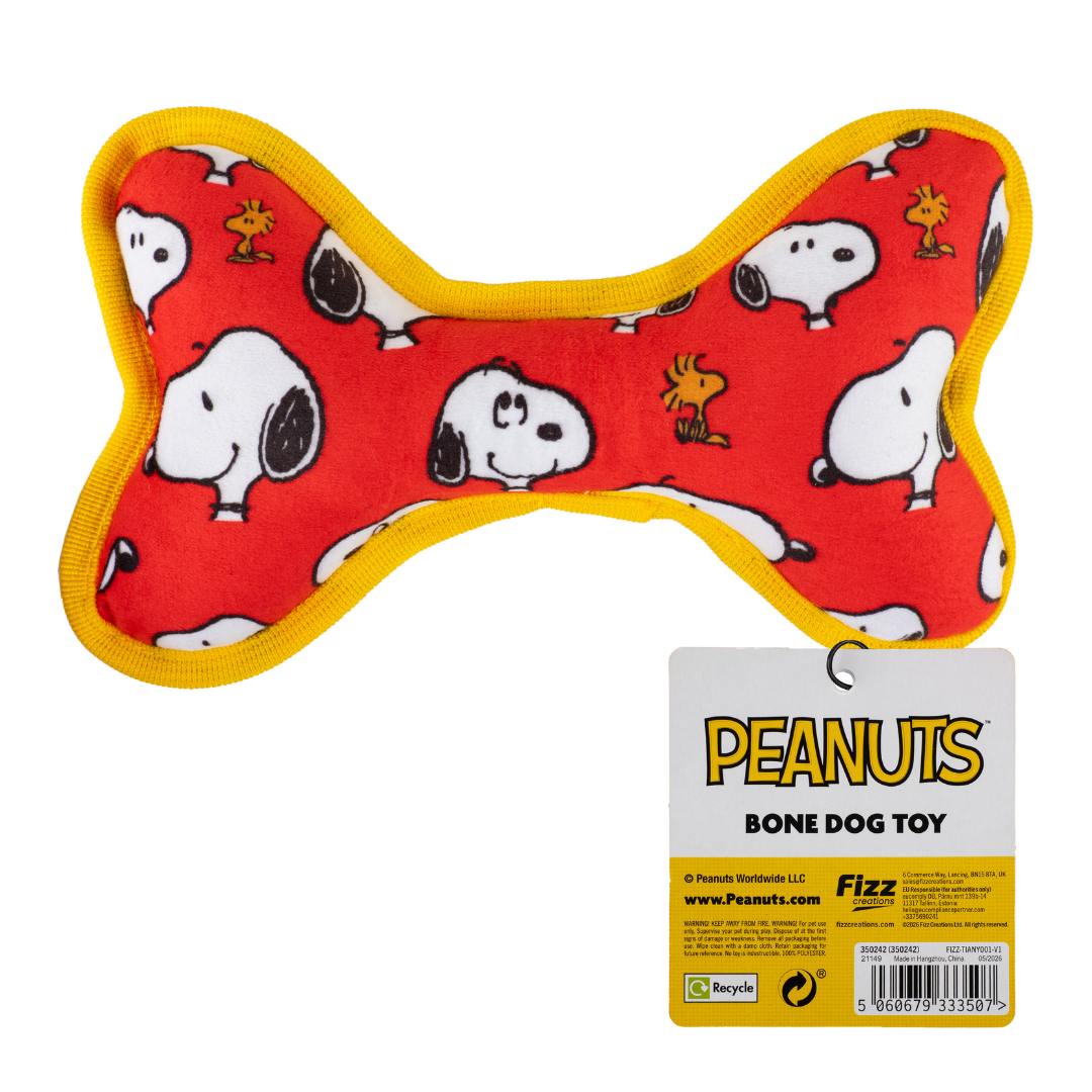 Fizz Creations Ltd - UK - Peanuts Bone Dog Toy