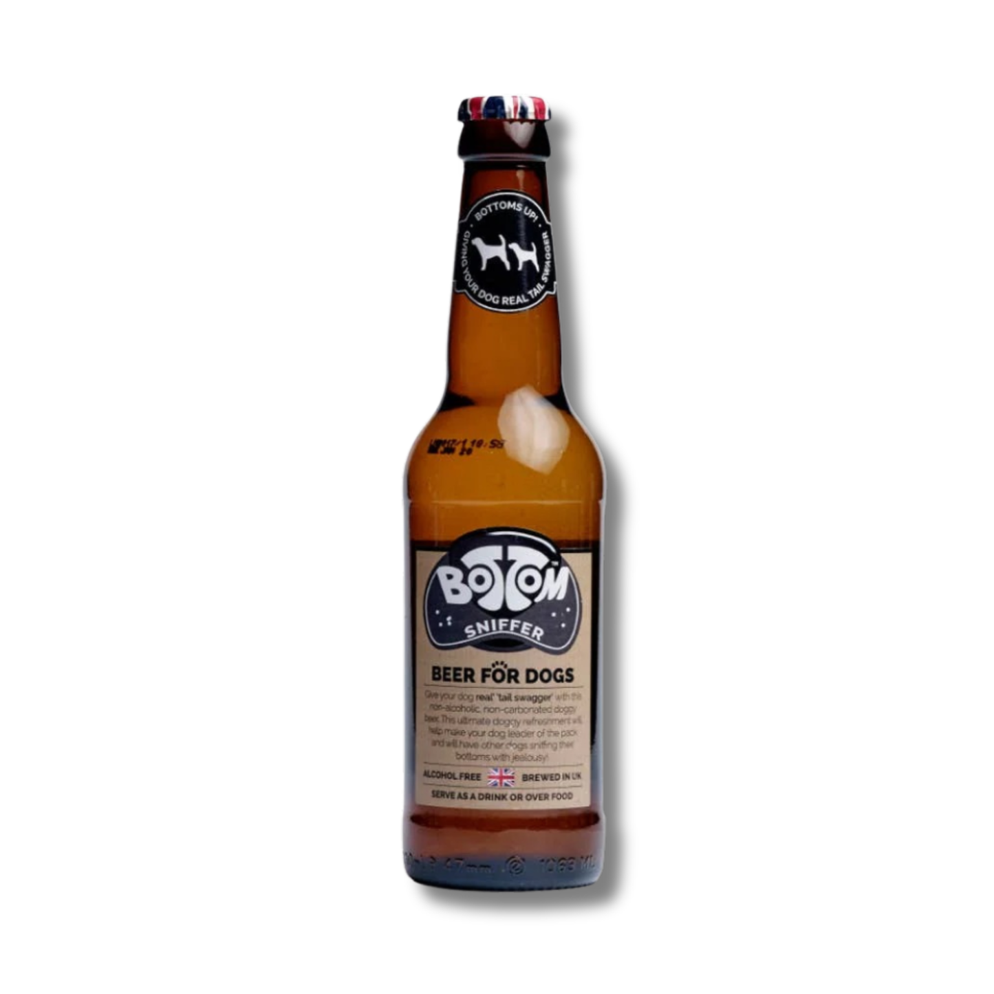 Woof&Brew Bottom Sniffer Dog 'Beer' Gift Treat - 330ml