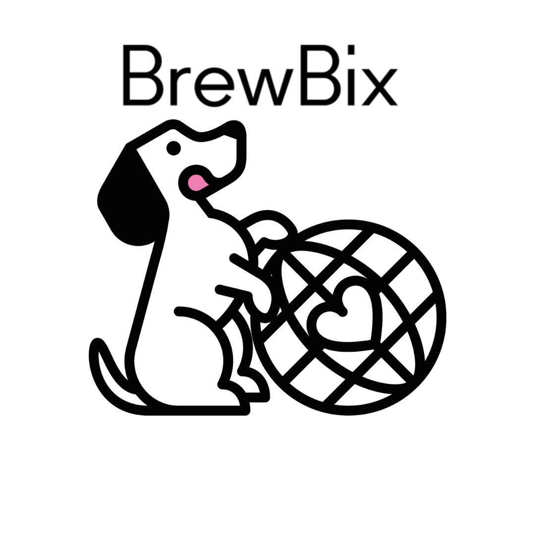 BrewBix Small Dog Breeds Peanut Butter Biscuits 100g