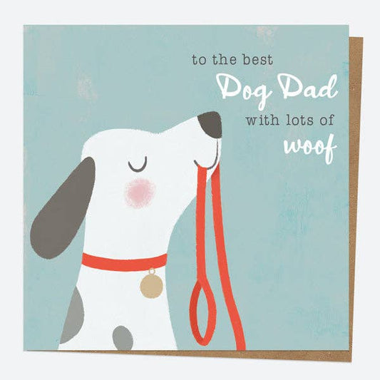 Dotty About Paper - Dad Birthday Card - Dog Dad