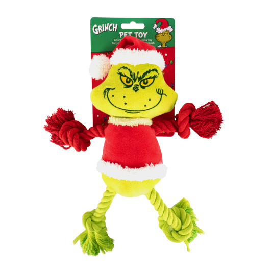 Fizz Creations Ltd - UK - The Grinch Rope Plush Dog Toy