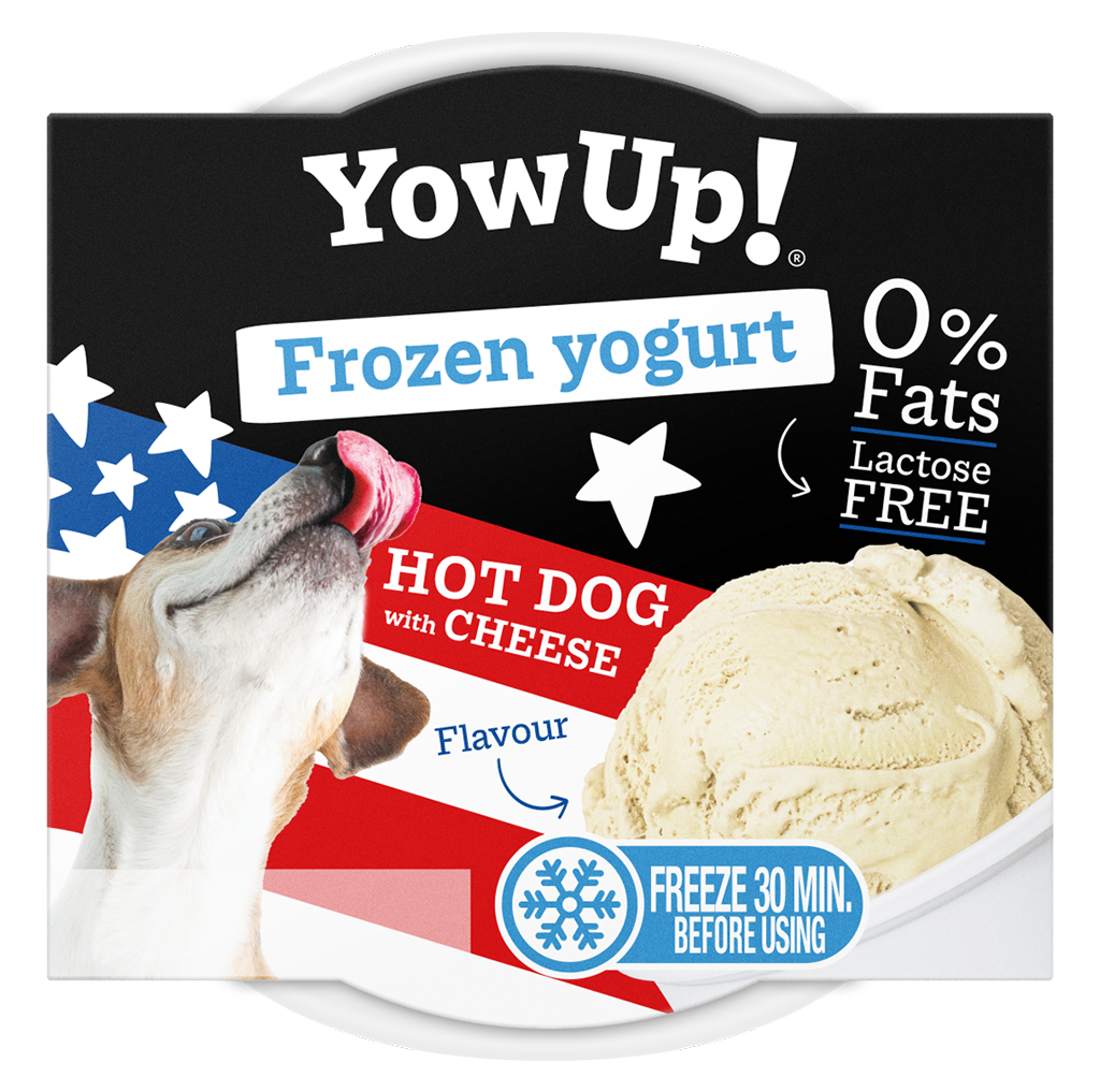 Hofman Animal Care - YowUp! Frozen Yogurt YowUp Ice Cream Yogurt HOT DOG CHEESE