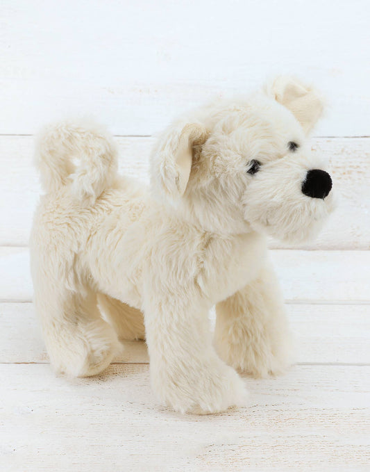 Jomanda Soft Toys & Accessories - UK Based - Puppy Dog Soft Plush Toy Cream - 20cm