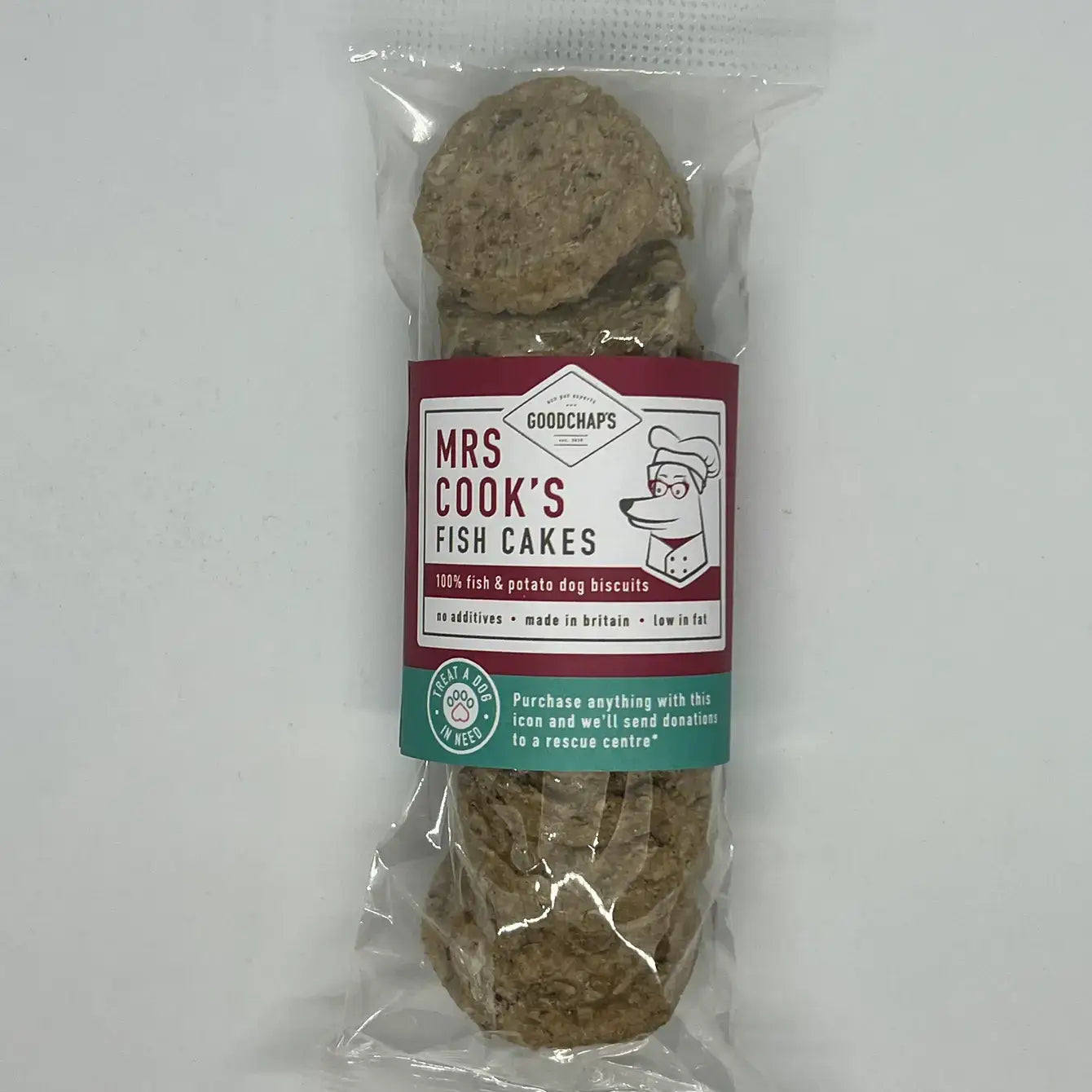 Goodchap's - Mrs Cook's Fish Cakes | Natural Dog Treats 