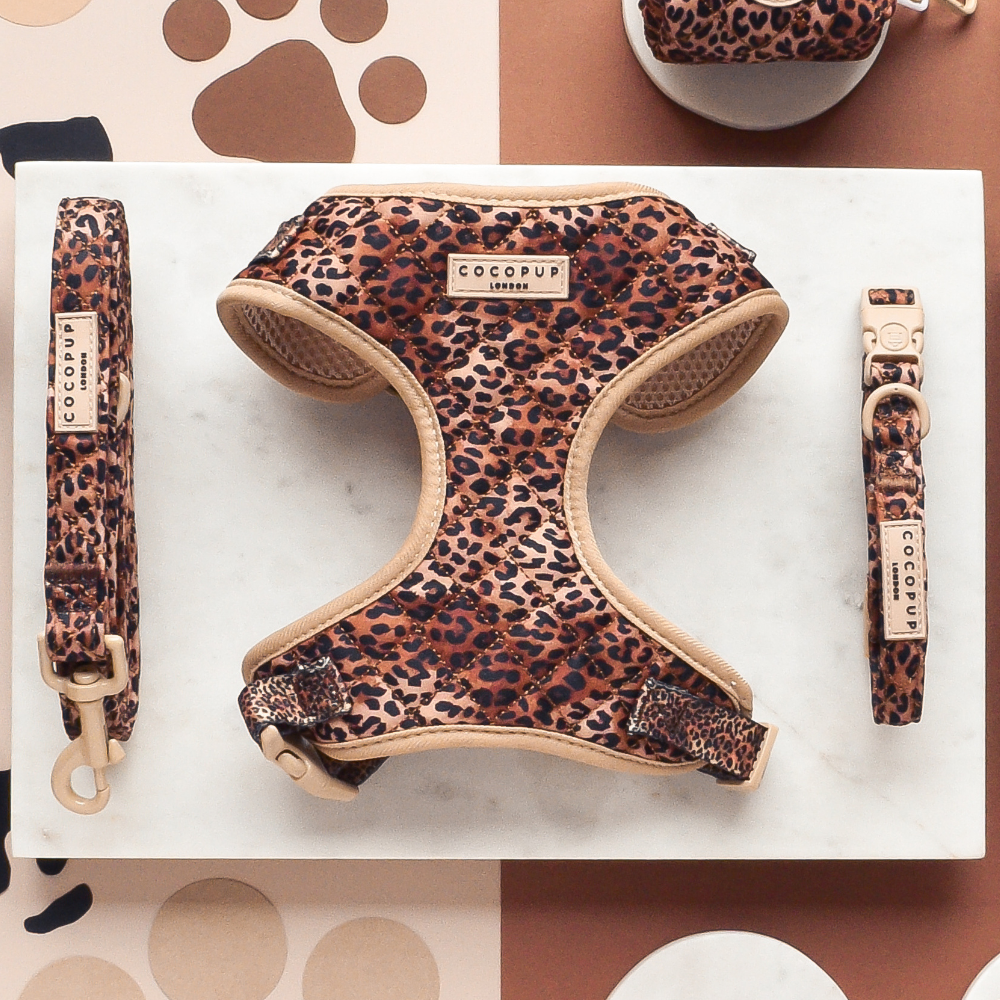 Cocopup London - Quilted Leopard Pup Lead