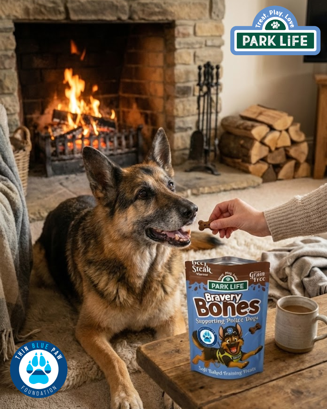 PARK LiFE - Bravery Bones Beef Steak Flavour 100g 8 PACK