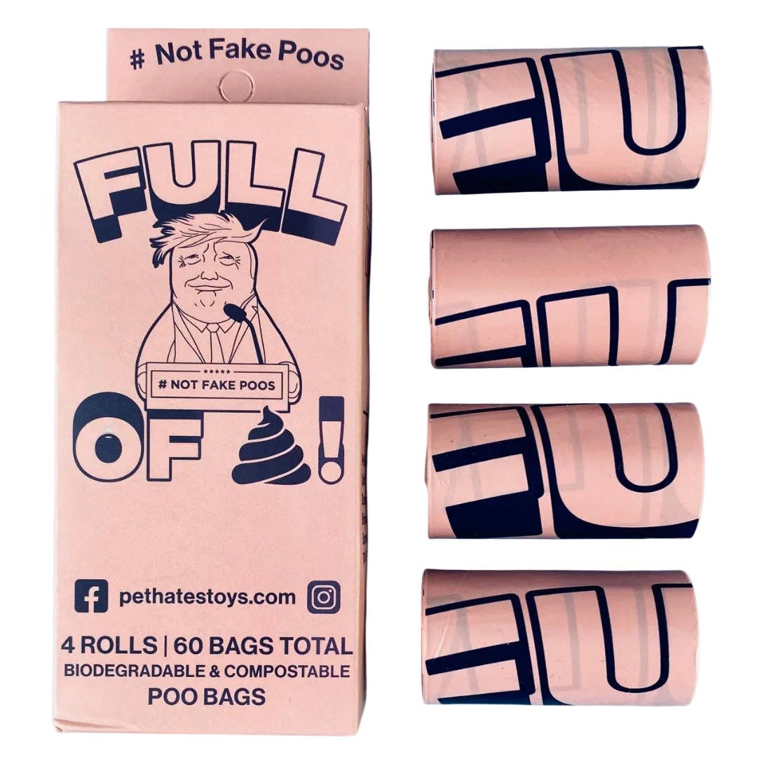Pet Hates Toys - Donald Trump Poo Bags